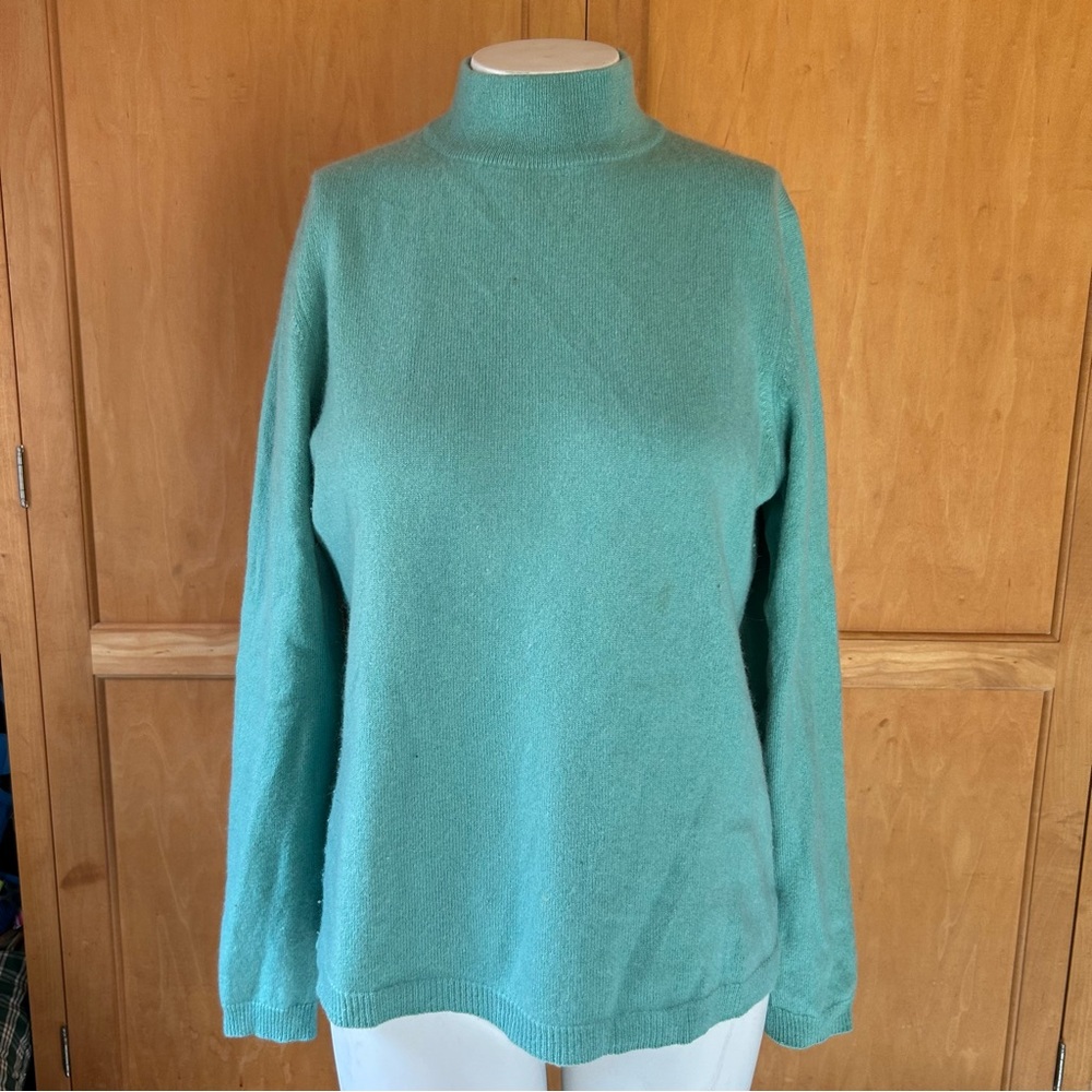 Charter Club 100% Cashmere Mock Turtleneck Sweater